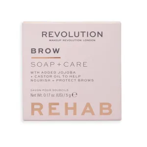Makeup Revolution London Rehab Brow Soap + Care 5 g gél a pomáda na obočie pre ženy