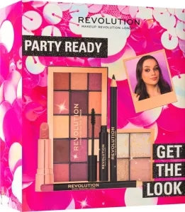 Makeup Revolution Get The Look Party Ready darčeková sada (pre dokonalý vzhľad)