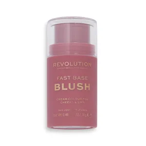 Makeup Revolution Fast Base tónovací balzam na pery a líca odtieň Blush 14 g