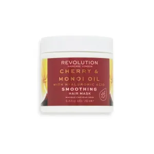 Revolution Haircare Vyhladzujúca maska na vlasy Smooth ing Cherry + Manoi Oil with Hyaluronic Acid ( Smooth ing Hair Mask) 200 ml