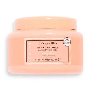 Revolution Haircare Styling krém pre kučeravé a vlnité vlasy Define My Curl s (Leave In Styling Cream) 220 ml