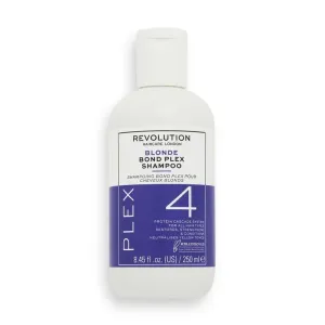 Revolution Haircare Plex Blonde No.4 Bond Shampoo intenzívne vyživujúci šampón pre suché a poškodené vlasy 250 ml