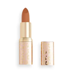 Makeup Revolution Lip Pro New Neutral Satin Matte Lipstick - Latte dlhotrvajúci rúž pre matný efekt 3,2 g
