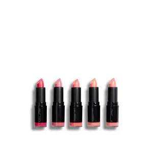 Revolution PRO Lipstick Collection saténový rúž darčeková sada odtieň Matte Pinks 5x3,2 g