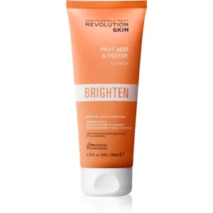 Revolution Skincare Rozjasňujúci čistiaci pleťový peeling Brighten (Fruit Acid and Enzyme Clean ser) 200 ml
