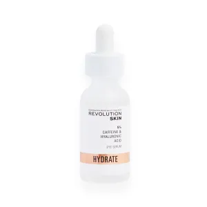 Revolution Skincare Hydrate Caffeine & Hyaluronic Acid Eye Serum 30 ml očné sérum na rozjasnenie pleti; na opuchy a kury pod očami