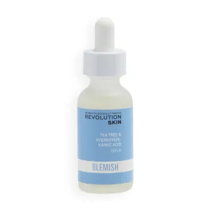 Revolution Skincare Blemish Tea Tree & Hydroxycinnamic Acid Serum 30 ml pleťové sérum pre ženy na mastnú pleť; na problematickú pleť s akné