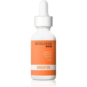 Revolution Skincare Brighten Carrot & Pumpkin Enzyme Serum 30 ml pleťové sérum pre ženy výživa a regenerácia pleti; na rozjasnenie pleti