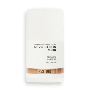 Revolution Skincare Restore Collagen Boosting Moisturiser 50 ml denný pleťový krém pre ženy proti vráskam; na dehydratovanu pleť