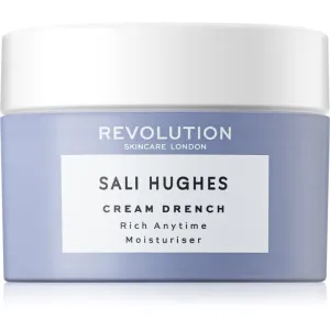 Revolution Skincare Sali Hughes Cream Drench Rich Anytime Moisturiser 50 ml denný pleťový krém pre ženy na zmiešanú pleť; na dehydratovanu pleť