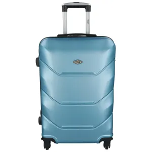 Škrupinový cestovný kufor bledo modrý - RGL Hairon S