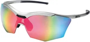 RH+ Ultra Stylus Matt Silver/Black/Smoke Flash Silver/Pink/Orange Cyklistické okuliare
