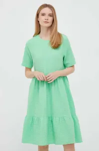 Šaty Rich & Royal zelená farba, midi, áčkový strih