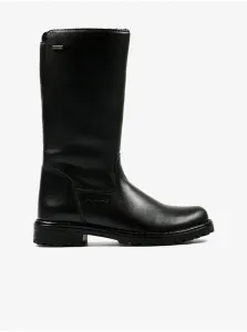 Black girls' leather boots Richter - Girls #4819324
