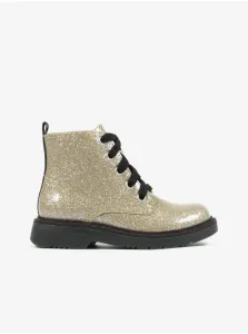 Girls' glittering ankle boots in gold color Richter - Girls #4819341