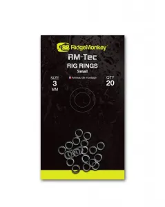 RidgeMonkey: Kroužek RM-Tec Rig Rings Small 3mm 20ks