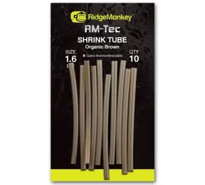 RidgeMonkey RM-Tec Shrink Tube 2,4 mm Organic Brown 10 ks