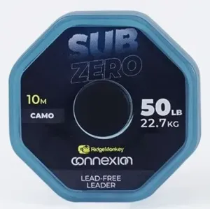 Ridgemonkey šnúrka connexion subzero lead free leader 10 m 50 lb
