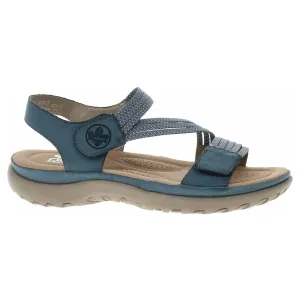 Dámske sandále Rieker 64870-14 blau 40