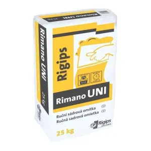 Rigips Rimano UNI 6-30mm 25kg - ručná sadrová omietka