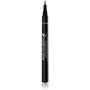 Rimmel London Brow Pro Micro 24HR Precision-Stroke Pen 1 ml ceruzka na obočie pre ženy 002 Honey Brown