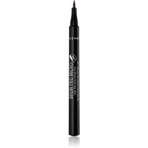 Rimmel London Brow Pro Micro 24HR Precision-Stroke Pen 1 ml ceruzka na obočie pre ženy 004 Dark Brown