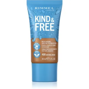 Rimmel London Kind & Free Moisturising Skin Tint Foundation 400 tekutý make-up pre zjednotenú a rozjasnenú pleť 30 ml