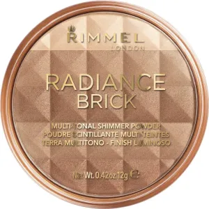 Rimmel Rozjasňujúci bronzujúci púder Radiance Brick (Multi-Tonal Shimmer Powder) 12 g 001 Light