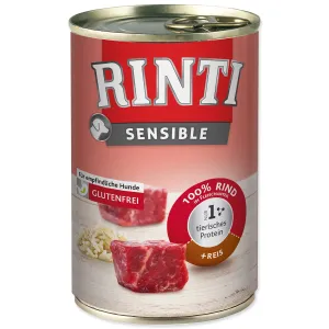 Výhodné balenie RINTI Sensible 24 x 185 g - hovädzie a ryža