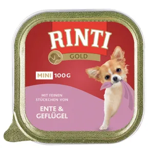 RINTI Gold Mini 12 x 100 g - Kačacie & hydinové mäso