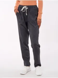 Neformálne nohavice pre ženy Rip Curl - tmavosivá #635465