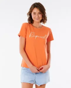 T-Shirt Rip Curl CLASSIC SHORE TEE Bright Orange #5469866