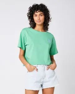 T-Shirt Rip Curl SEARCH ICON CROP TEE Green #7378015