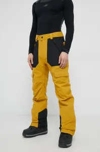 Snowboardové nohavice Rip Curl pánske, žltá farba #193578