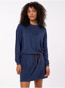 Mikinové a svetrové šaty pre ženy Rip Curl - tmavomodrá #575987