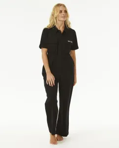 Rip Curl Jumpsuit HOLIDAY BOILERSUIT COVERALLS Washed Black #9176365