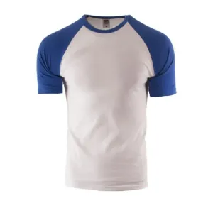 Bielo-modré pánske tričko s krátkym rukávom #8250176