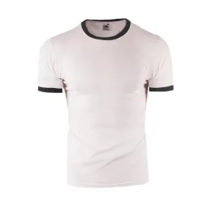 Pánske biele tričko s krátkym rukávom #8250178