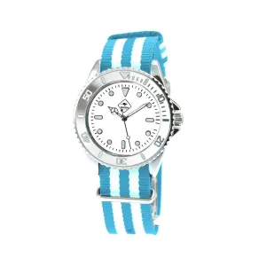 Pánské náramkové hodinky Roadsign Broome R14042, bílá-modrá