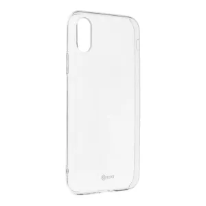Puzdro Jelly Roar TPU iPhone X/Xs - transparentné