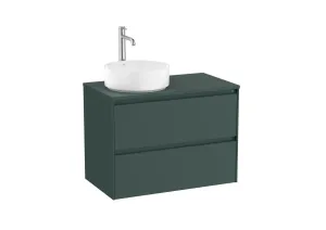 Kúpeľňová skrinka pod umývadlo Roca ONA 79,4x58,3x45,7 cm zelená mat ONADESK802ZZML