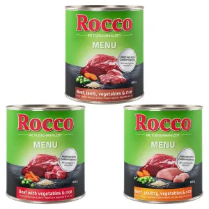 Rocco konzervy, 24 x 800 g - 20 + 4 zdarma - Menue