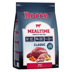 Rocco Mealtime granule / Classic konzervy - 15% zľava - Mealtime hovädzie (1 kg)