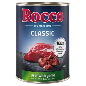 Rocco Classic, 6 x 400 g za skvelú cenu! - hovädzie so zverinou
