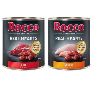 Výhodné balenie Rocco Real Hearts 24 x 800 g - miešané balenie