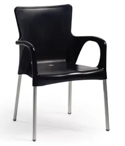 ArtRoja Záhradná stolička ANA | čierna