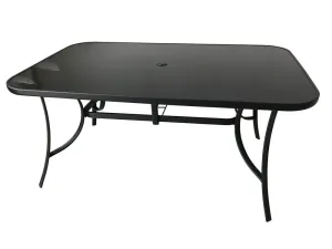ArtRoja Záhradný stôl XT1012T | čierne sklo ZWT-150