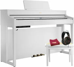 Roland HP 702 Polished White SET Biela Digitálne piano