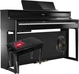 Roland HP 704 Polished Ebony SET Polished Ebony Digitálne piano