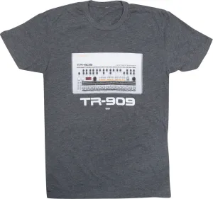 Roland Tričko TR-909 Charcoal M